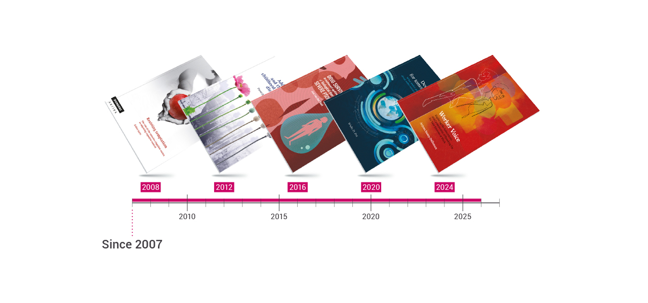 Ruim 16 jaar ervaring in ontwerp, illustratie, opmaak en drukken van proefschriften